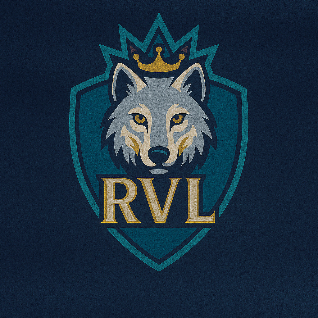 RVL wolf and crown crest